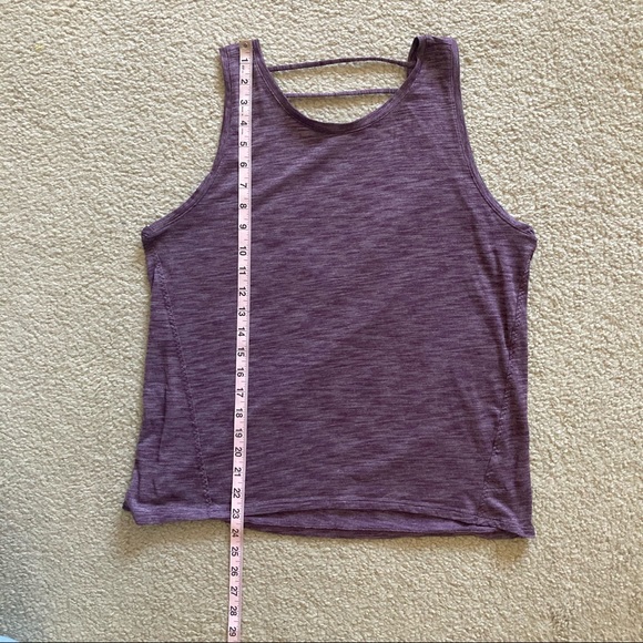 Athleta Athletic Workout Tank Open Back Size M - Picture 7 of 9